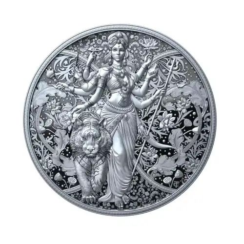 Tutti le monete: 1 OZ Silbermünze Durga 2025 – Nuovo e nell'imballaggio originale da Diepoldsau venduto da Unique-Coins