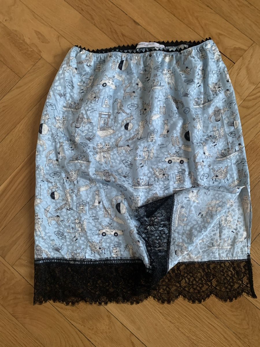 Röcke: Jupe satin Maison Kitsune  – Neu und originalverpackt aus Genève von rez_c6c6 2