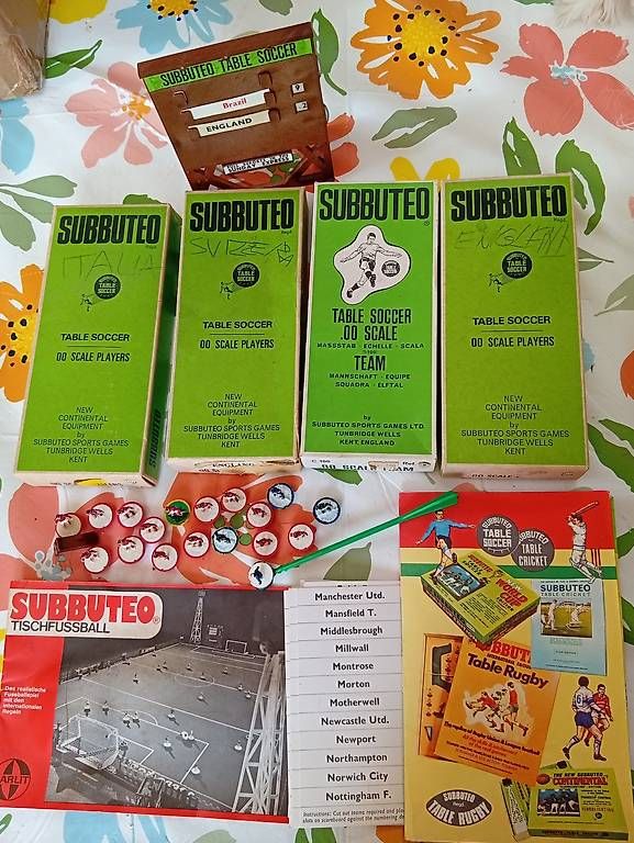 Jeux: Subbuteo vintage con tabellone e prospetti – D'occasion à Vezio par 41181