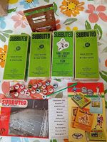 Subbuteo vintage con tabellone e prospetti