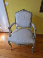 Vintage Holz Stuhl - Ohren Sessel - Thron stabil bequem
