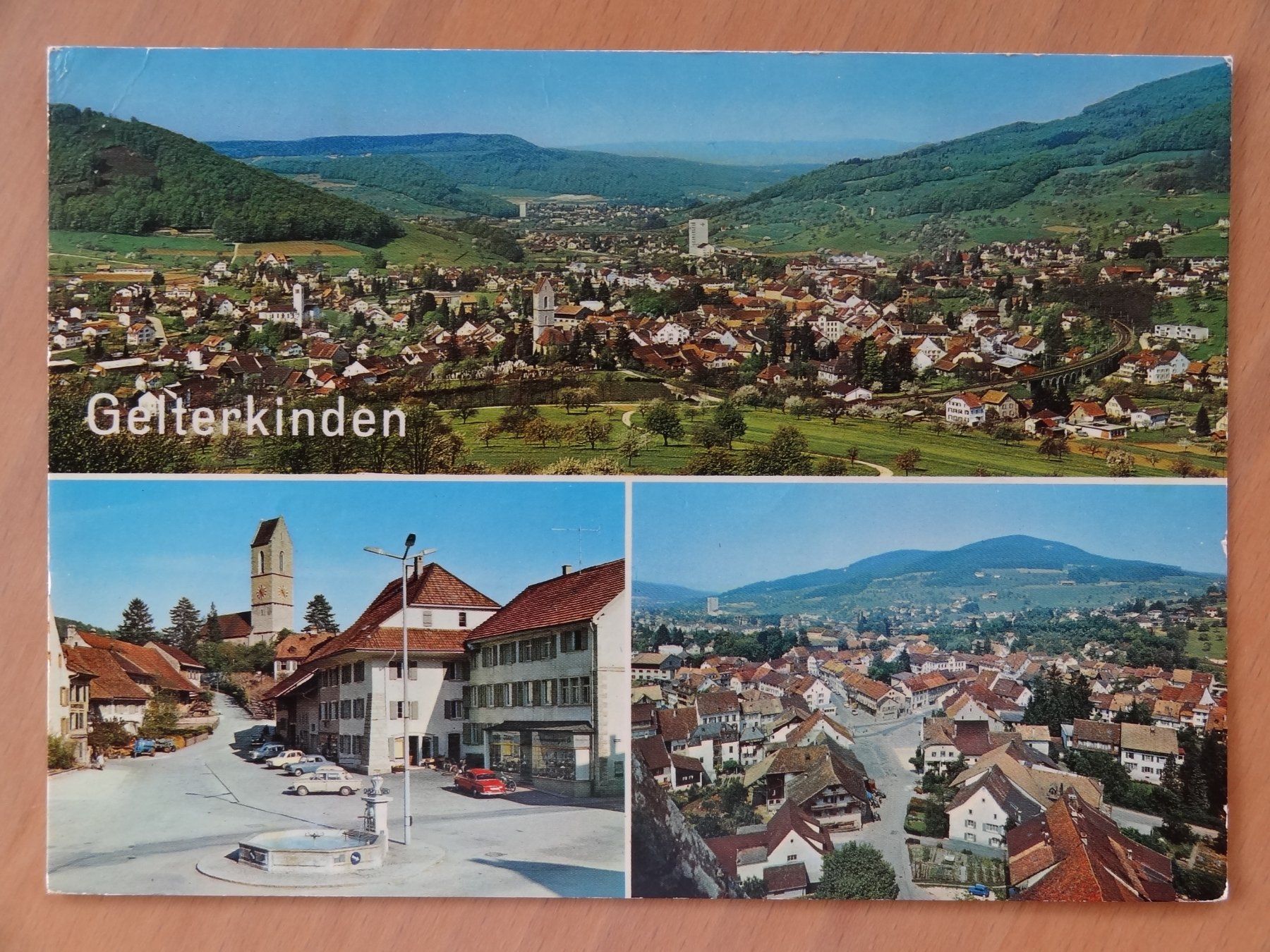 Cartoline postali: Gelterkinden - Baselland – Usato da St Léonard venduto da Riglin