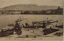 GENÈVE - Le Port - Bateaux à vapeur