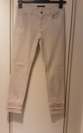Marc Cain pantalon XS, écru, coton, elasthanne,très bon état