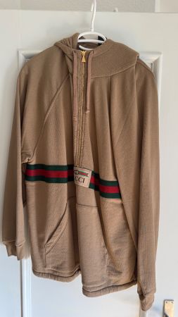 Gucci Hoodie - Grösse S -  Hellbraun/ Braun - Damen