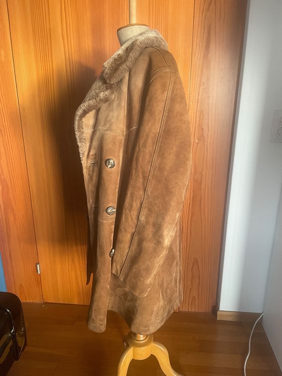 wildleder mantel damen winter