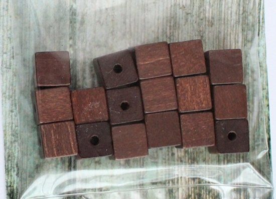 Kit bricolage: Holzperle Würfel 10 x 10mm – Nuovo e nell'imballaggio originale da Schlatt TG venduto da kreativ-atelier