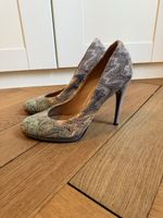 Missoni Chevron Fabric Pumps / Heels, Gr. 37.5