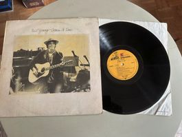 NEIL YOUNG tolle Comes a time LP 1978 Kult Top
