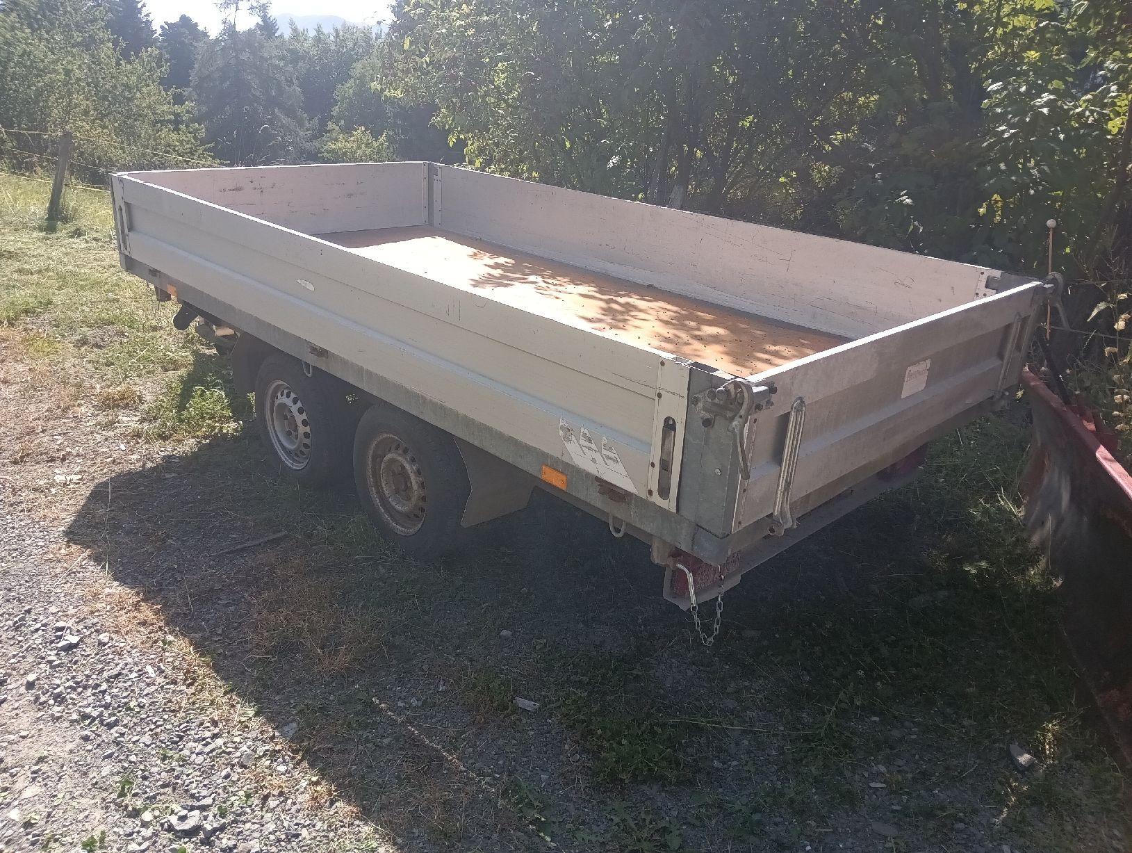 Humbaur Rimorchi: remorque basculante 3 côtés – Usato da monthey venduto da nicat90 4