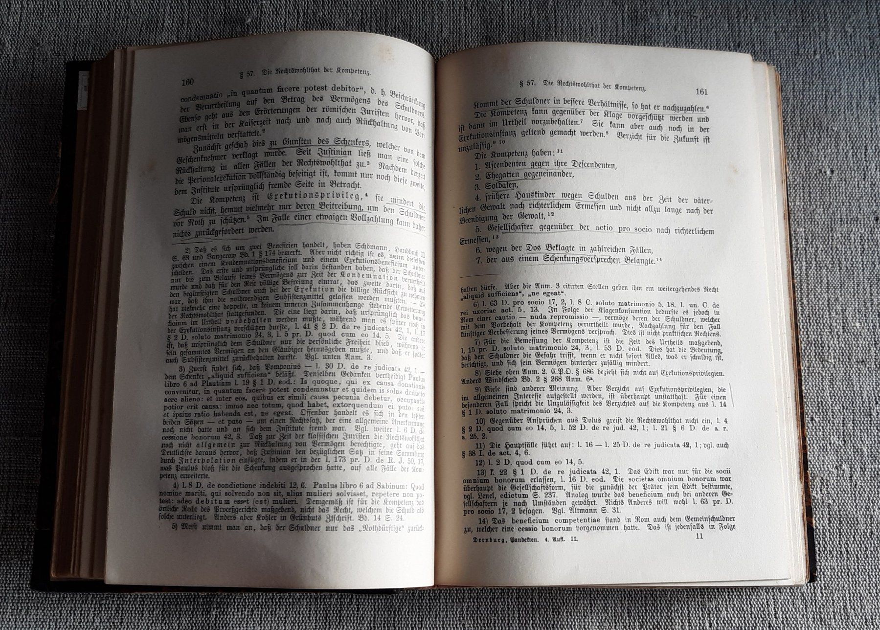 Bücher: Wunderschönes, antikes Buch - Pandekten - 1894 ! – Gebraucht aus Neuheim von Tidola 6
