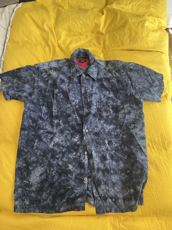 Chemise Hilfiger bleu à motifs taille S bon état