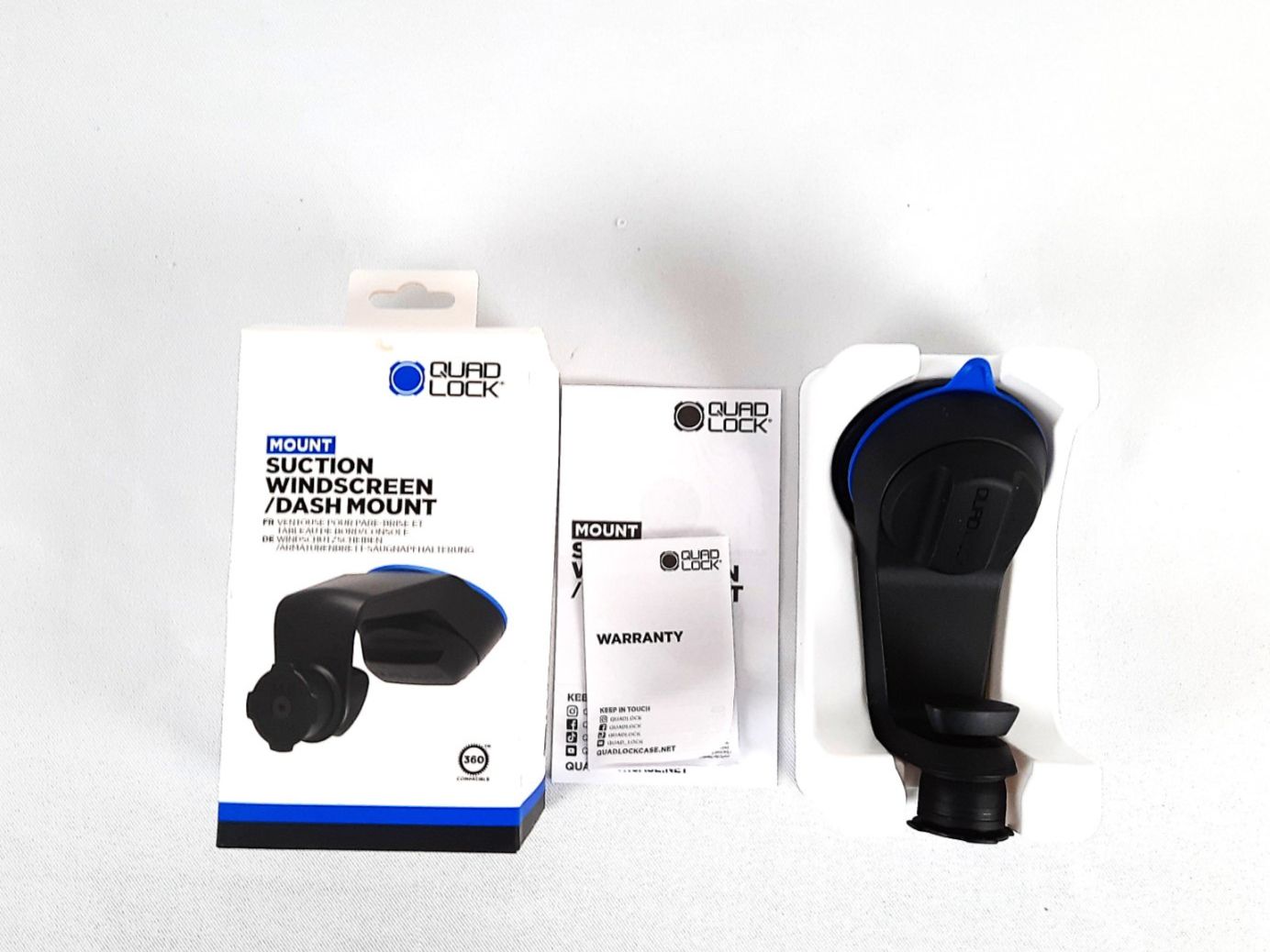 Quad Lock Staffe: QUAD-Lock-Car-Mount – Nuovo (secondo la descrizione) da Beinwil am See venduto da Restwert_Beinwil