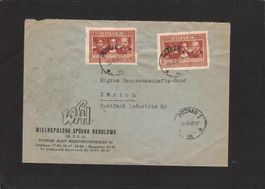 Poznan (Polen) - Zürich , 25.2.1948