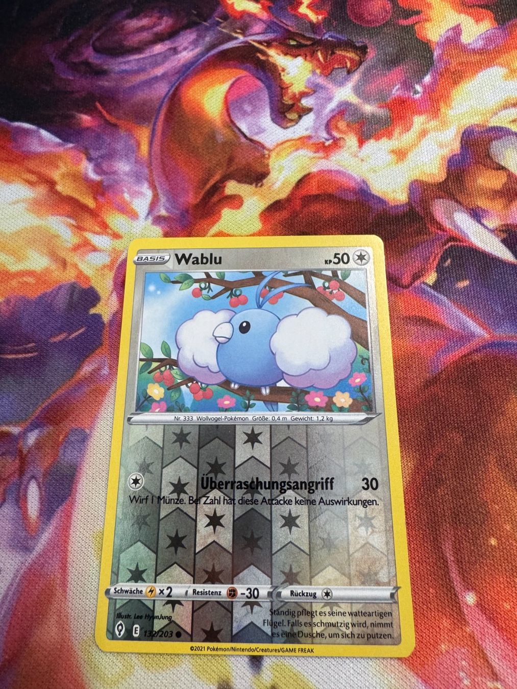 Pokémon Carte collezionabili: Wablu (EVS 132) / Reverse Holo / Drachenwandel – Nuovo (secondo la descrizione) da Bülach venduto da CherryBlu