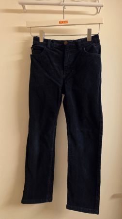 dunkelblaue Cordhose Gr. 134