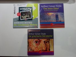 3x Sherlock Holmes Hörbücher Arthur Conan Doyle