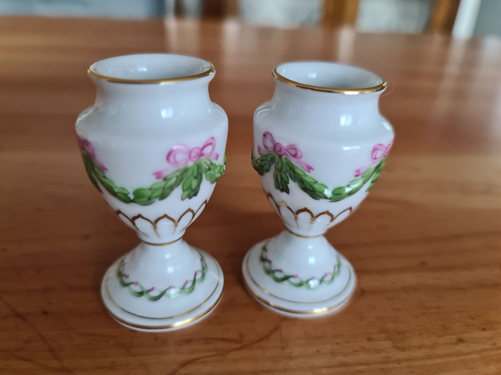 Herend Vasi & Recipienti: Herend Porzellan 2 Mini Vasen  – Usato da henau venduto da Rockj 1