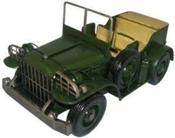 Blechminiatur-AMERICAN JEEP-grün-offen