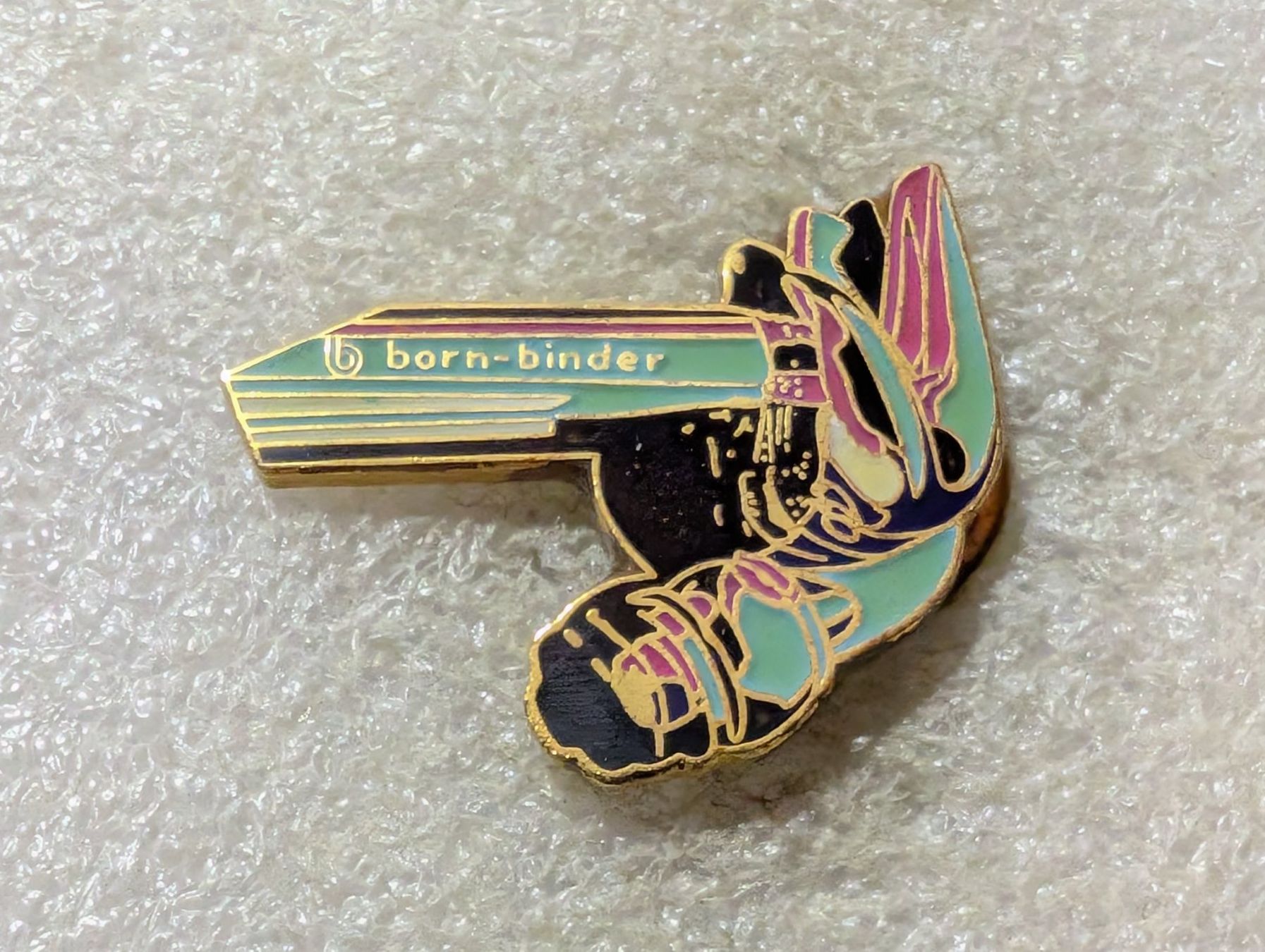 Placchette & Badge: Ansteckpin 171: born-binder – Usato da Oppligen venduto da Pin-Fall-Shop