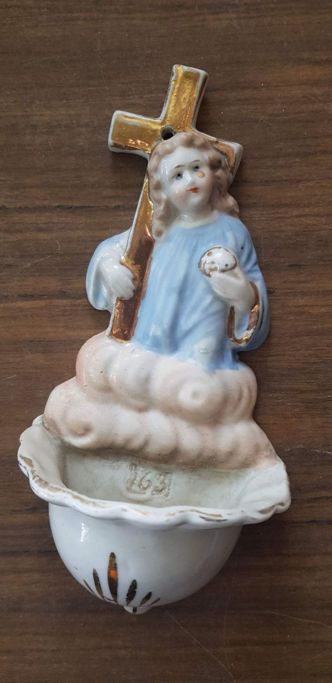 Figuren: Weihwasser Engel antik 1900 – Gebraucht aus Mörschwil von antiksalon21 5
