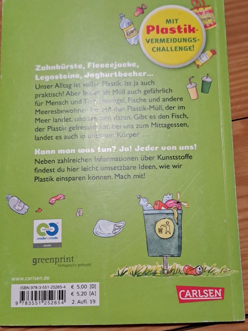 Libri: Buch "Plastik Probier's mal ohne" – Nuovo (secondo la descrizione) da Ennetbaden venduto da gekkoloco 1