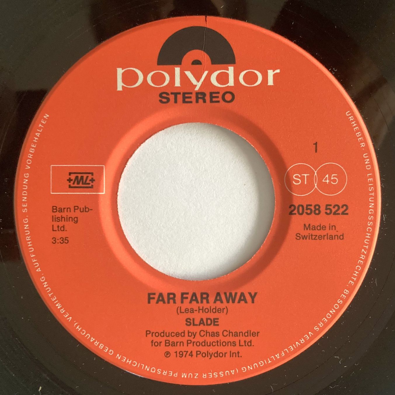 Dischi in vinile: SLADE - FAR FAR AWAY – Usato da Bottens venduto da hotter-than-hell 2