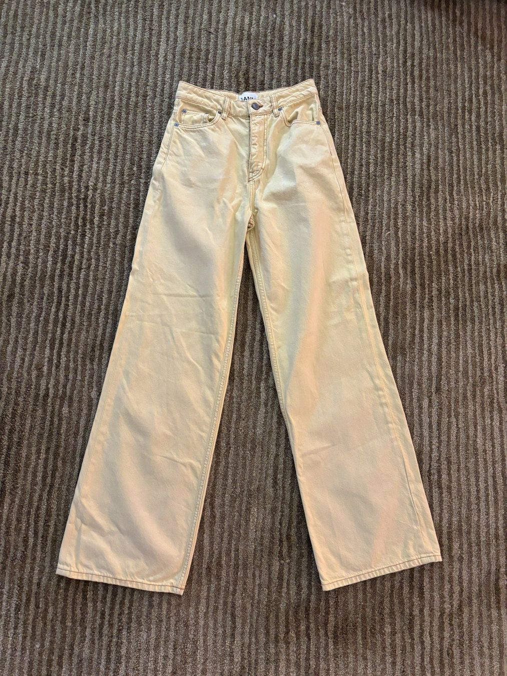 Ganni Jeans: GANNI yellow Magny Jeans – Usato da Luzern venduto da sar_78lv
