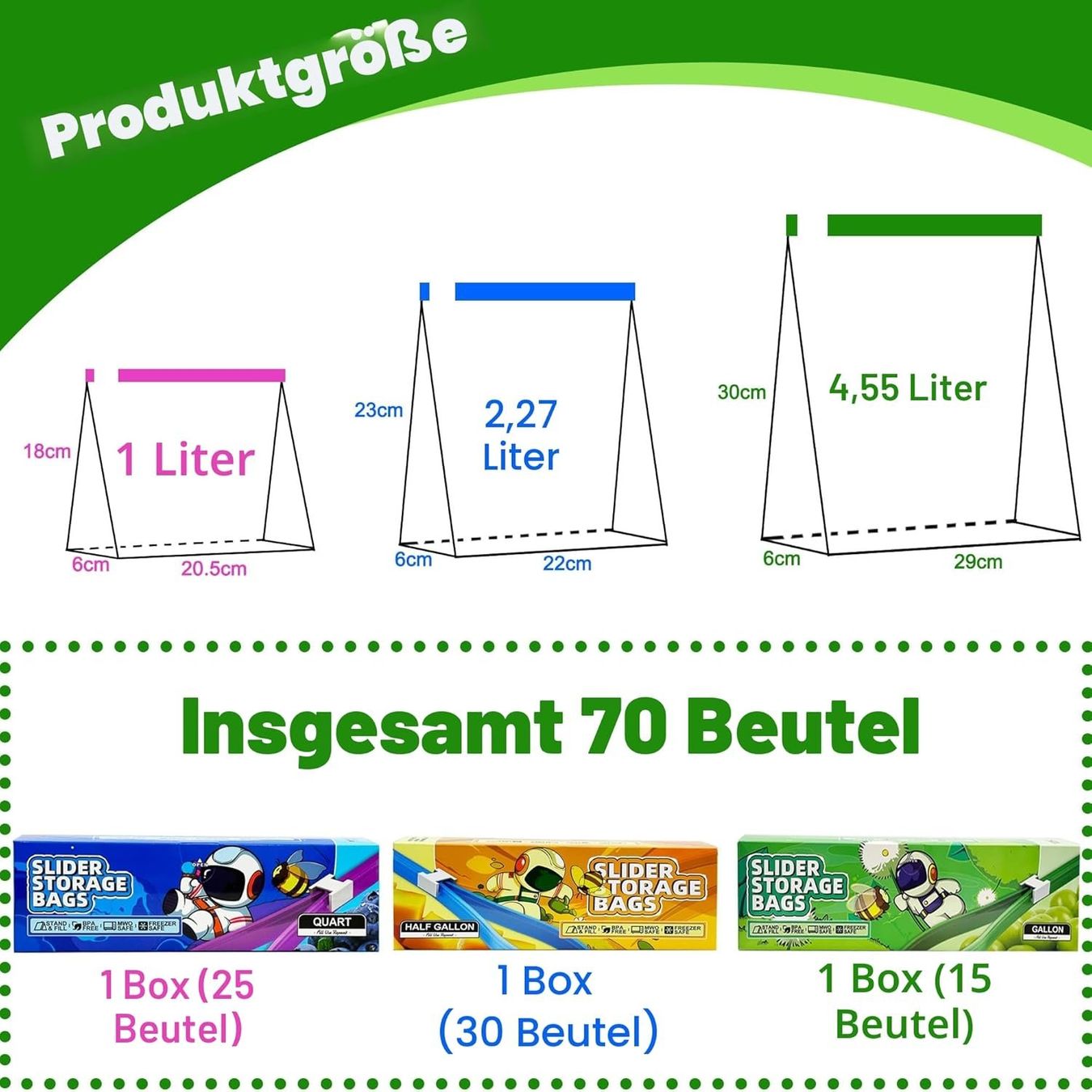 Recipients et similaires: Wiederverwendbare Frischhaltebeutel 24er Set – Neuf avec emballage d'origine à Herisau par Senn24 2