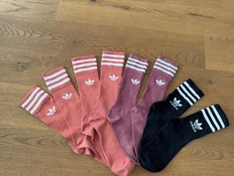 Adidas  Baumwoll-Sneakersocken Gr. 39-42 - 4 Paare