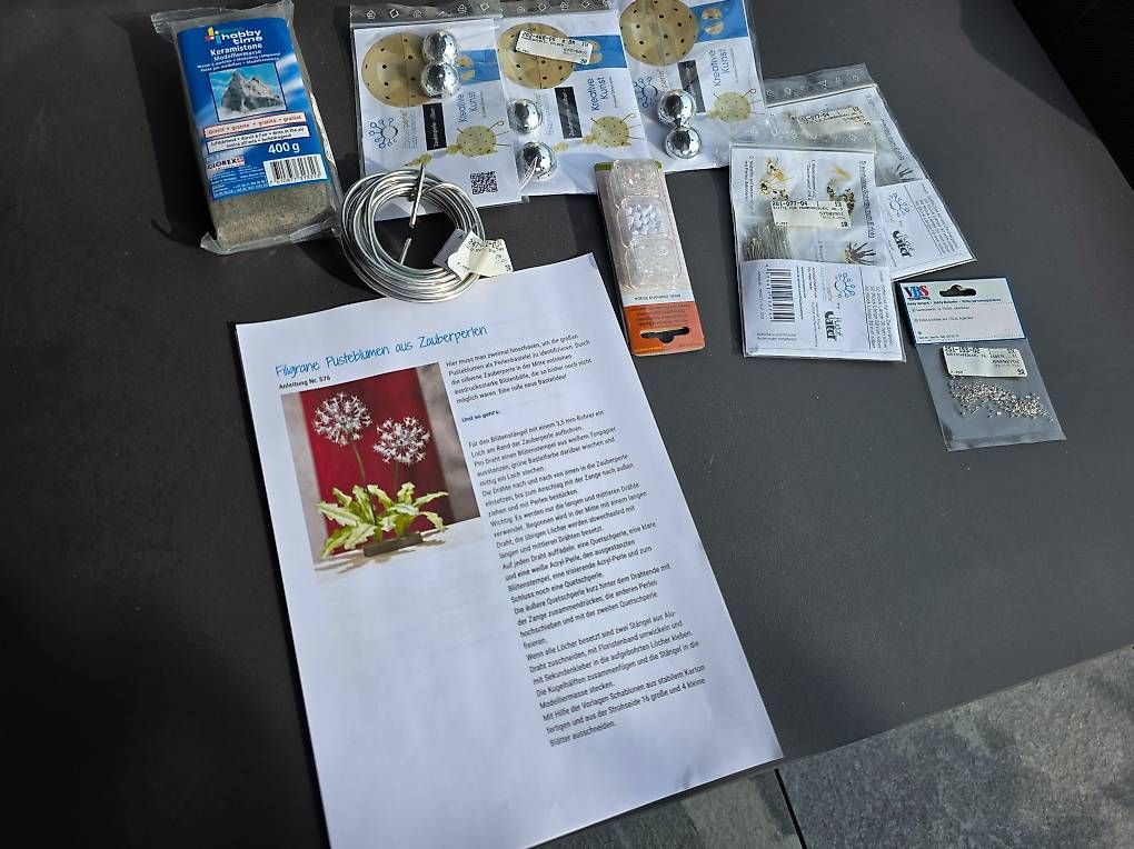 Bastelsets: Pusteblumen aus Zauberperlen – Neu und originalverpackt aus Bünzen von Floh99