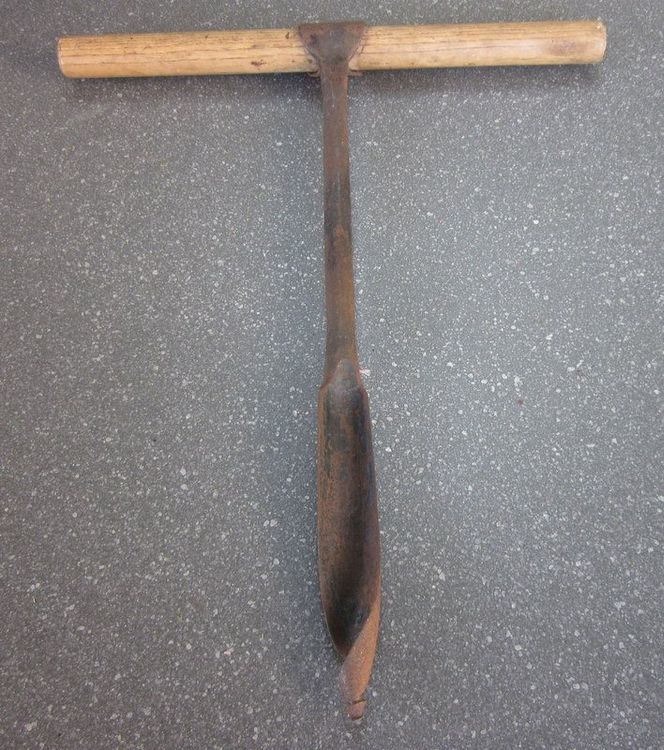 Schweißmeißelhammer 500 G – Zweikopf, Geschmiedeter Stahl Mit Holzgriff, Für Eis & Schweißarbeiten