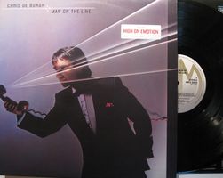 CHRIS DE BURGH "Man On The Line" LP in NEAR MINT