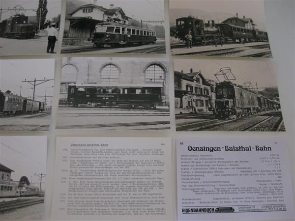 Cartes postales: AK  Serie Oensingen Balsthal Bahn OeBB – Neuf (Voir description) à Malters par Marosko 2
