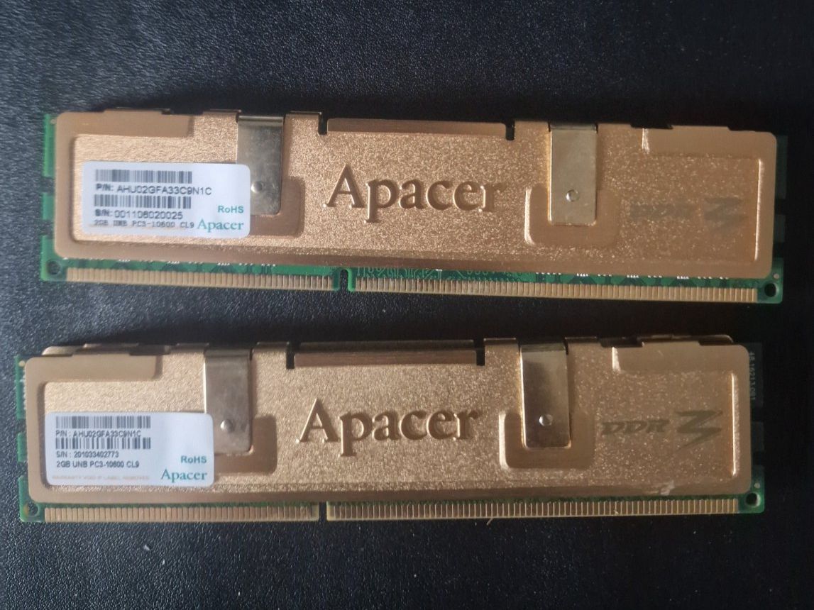 Componenti elettronici: Apacer 4GB DDR3 – Difettoso da Münsingen venduto da tim_2xql 1