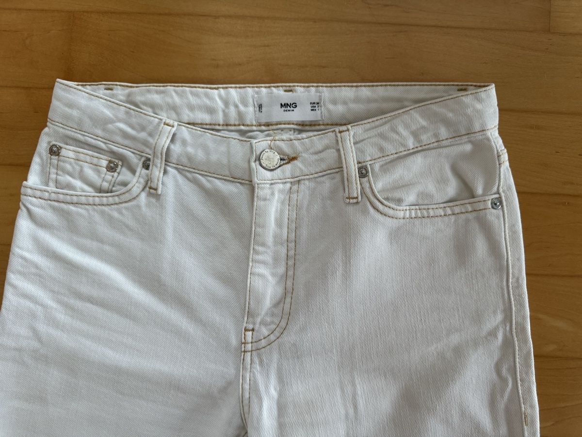 Mango Jeans: Mango Jeans weiss – Usato da Maisprach venduto da jokoundklaas 1