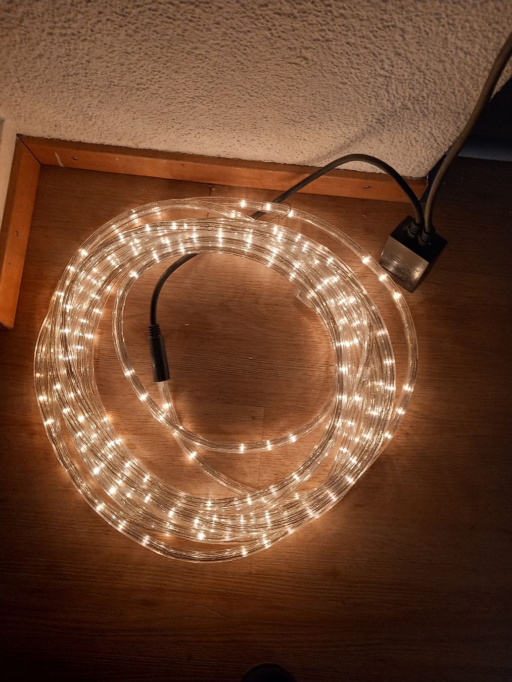 Jute Seillichterkette 10m Batteriebetriebene Jute-Seillichterkette – 10 M, 200 LEDs, Warmweiß, IP68 Wasserdicht – Flexibles Lichterschlauch Für Garten, Terrasse, Pool & Indoor-Deko