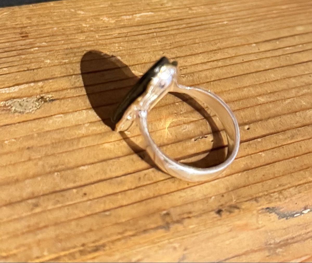 Bagues: Silberring mit Ammolit – Neuf (Voir description) à Donat par troja007 1