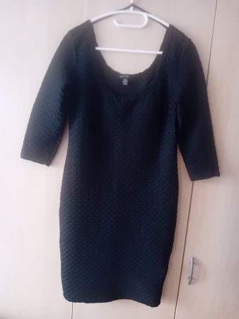 Schwarzes Kleid Gr. 40 elastischer Stoff