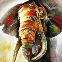 Modern Art - Afrika Safari Elefant
