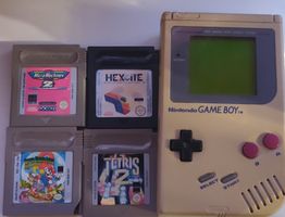 Nintendo Game Boy inkl. 4 Spiele guter Zustand, gebraucht