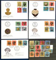 1972- 75 / FDC Pro Patria + Sätze Archäologische Fund.