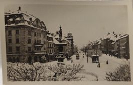 LA  CHAUX-DE-FONDS  - Hiver - Tram - Fleur de Lys