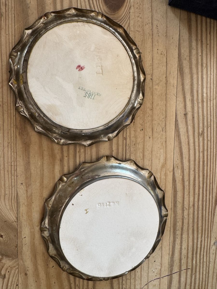 Piatti di portata: Deux petits coupelles  ronds vintage – Usato da Veyrier venduto da kimedovapa 1