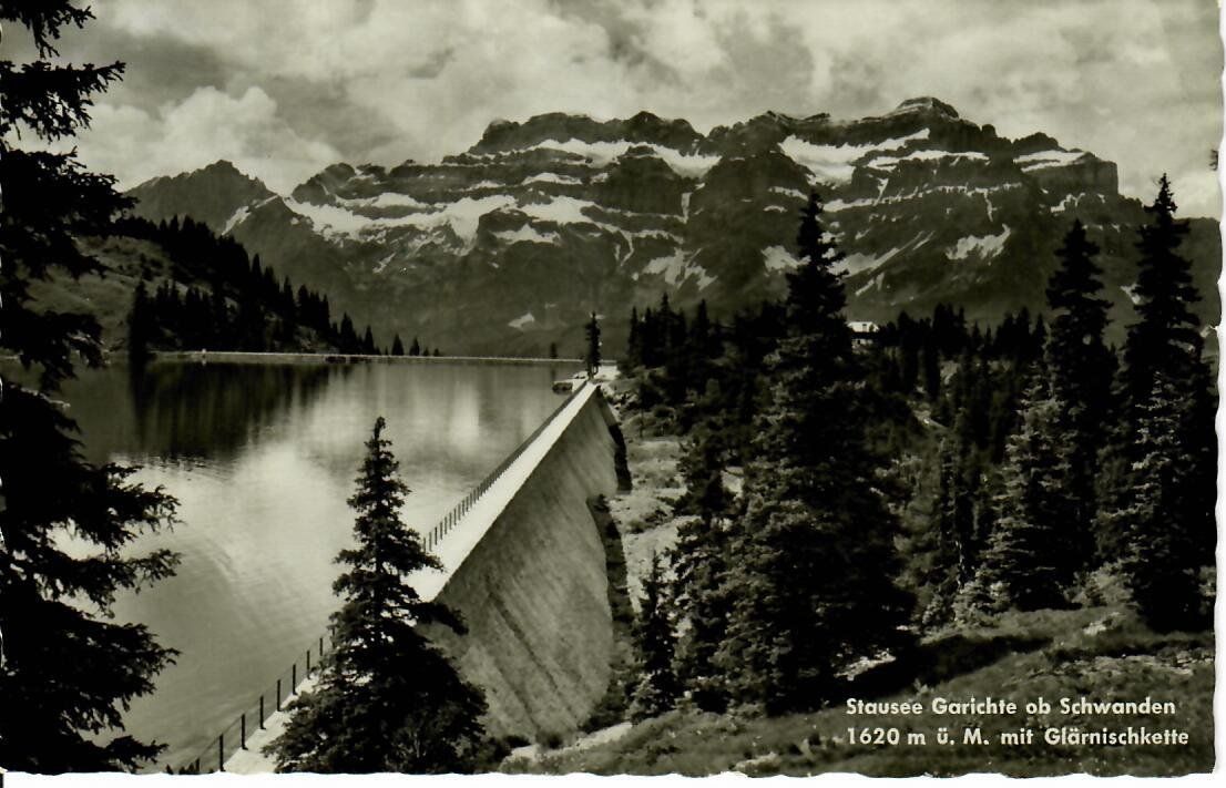 Cartoline postali: Stausee Garichte ob Schwanden – Usato da Hochdorf venduto da Ziegel-16