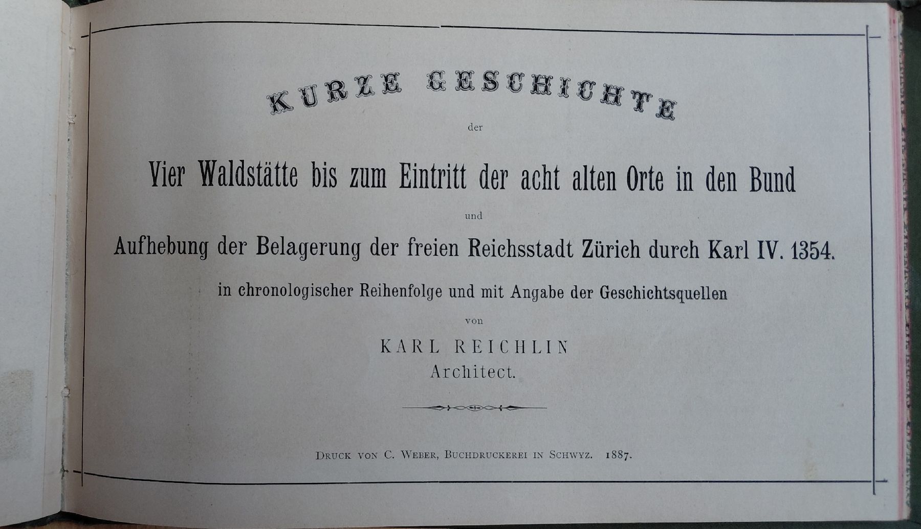 Libri: Chronik der Entstehung der Eidgenossenschaft, 1887 – Usato da Trogen venduto da Limboo 9