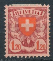 162.2.01b HFLVETIA, auch L und 2. E defekt (45. Marke)