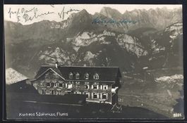 AK Flums, Das Kurhaus Säsliwiese, 1926