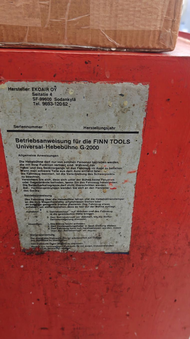 Ponts élévateurs & Crics: Autolift – D'occasion à Oberengstringen par 156driver 2