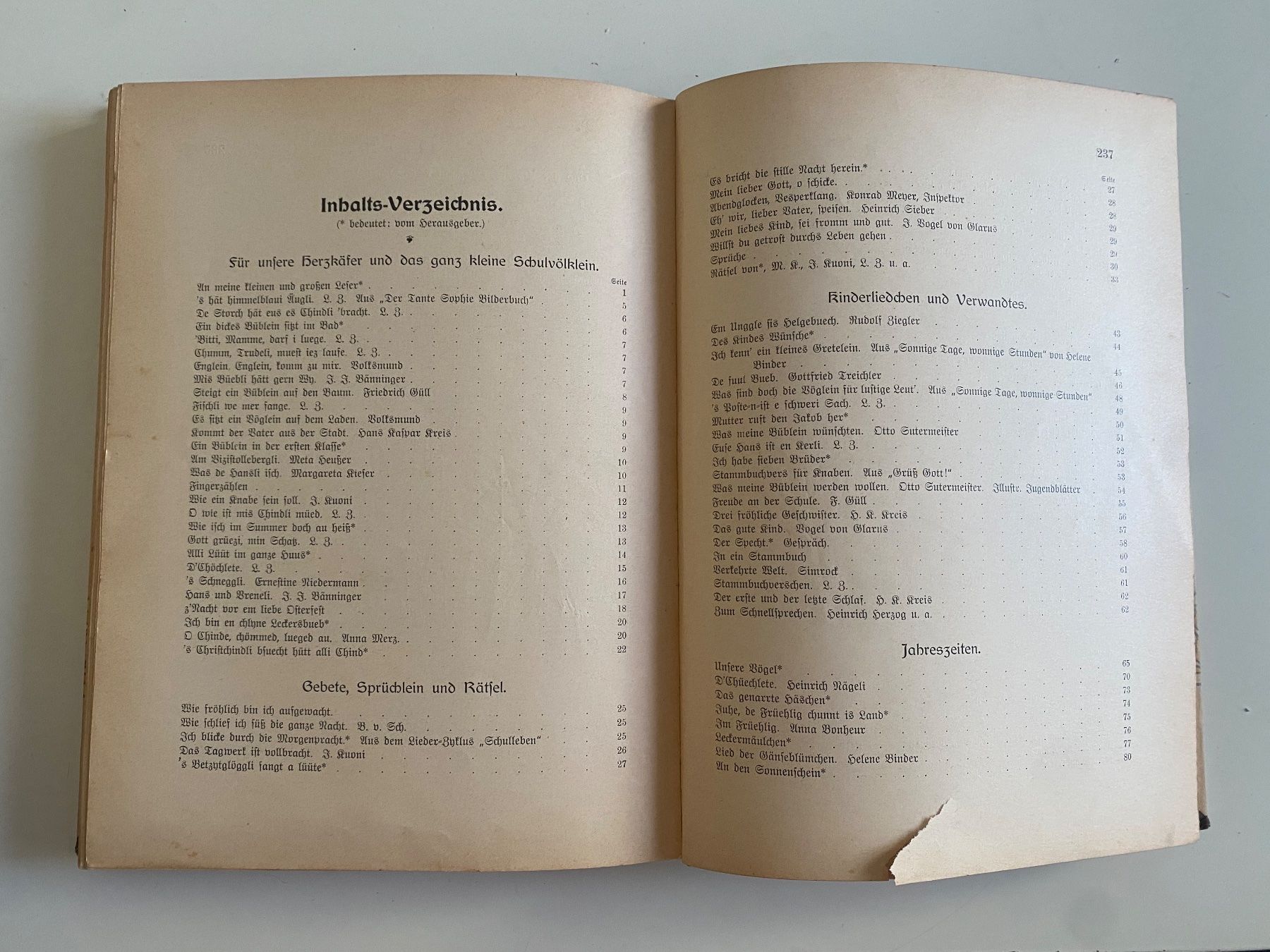 Libri: Antiques Buch - ILLUSTRIERTER SCHWEIZERISCHER JUGENDSCHATZ – Usato da Münsingen venduto da Ganjam 8